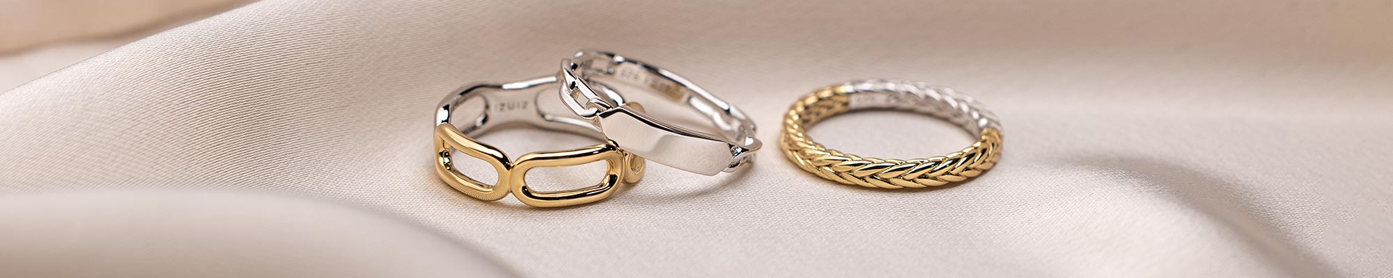 Ringe ohne Stein