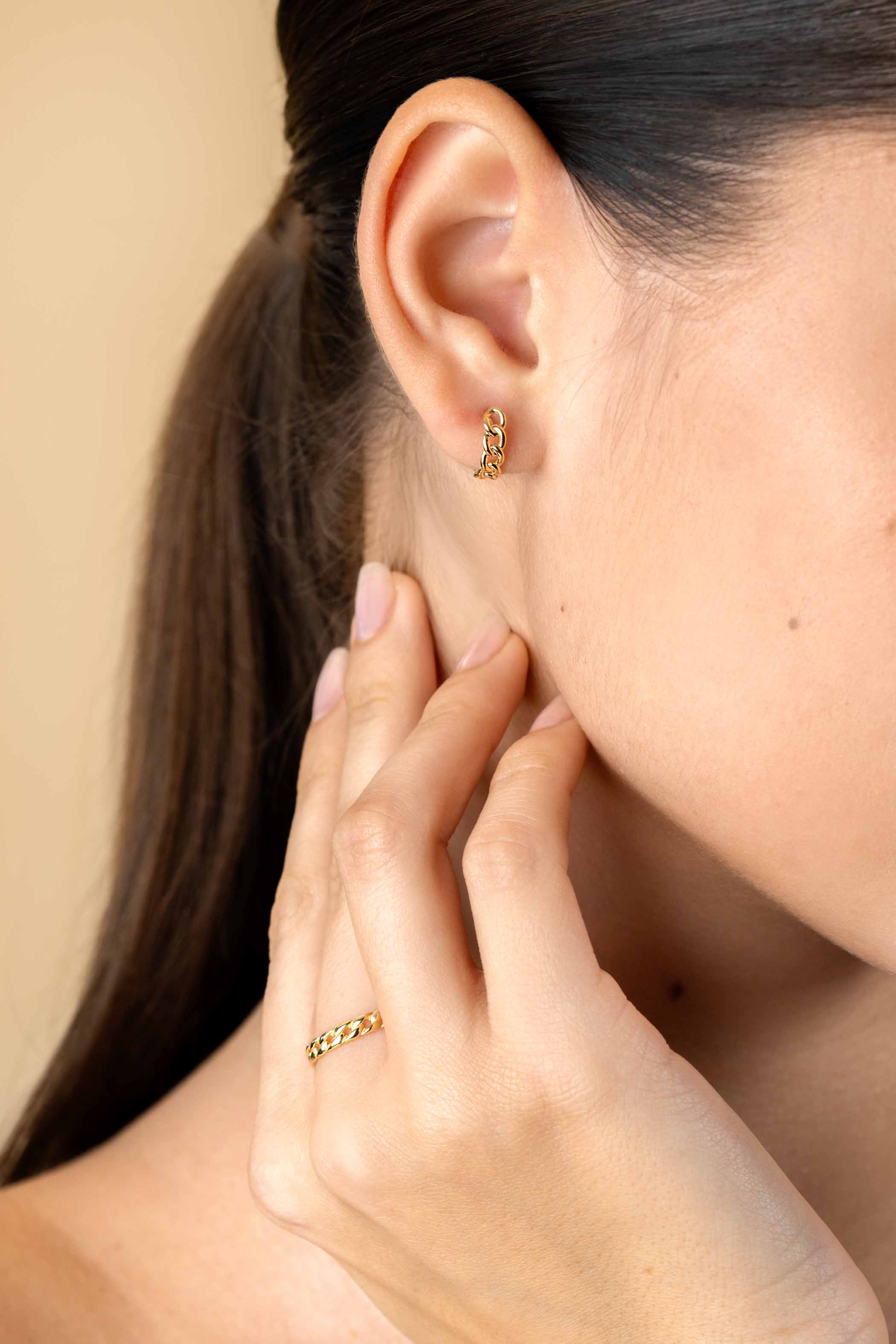 ZINZI Gold ring gourmet mt.56