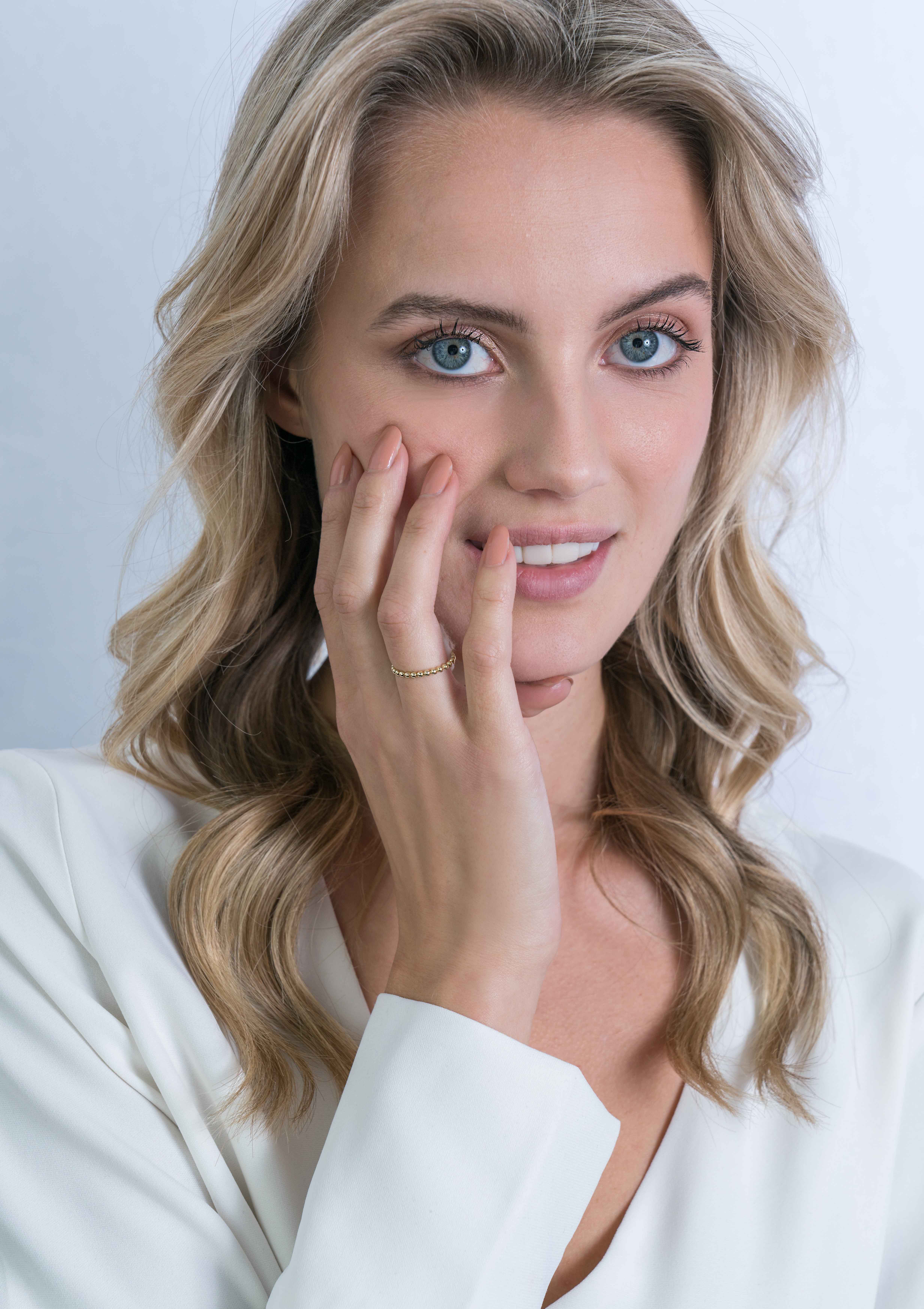 "ZINZI Gold 14 Karat Gold Ansteckring Kugel ZGR145"