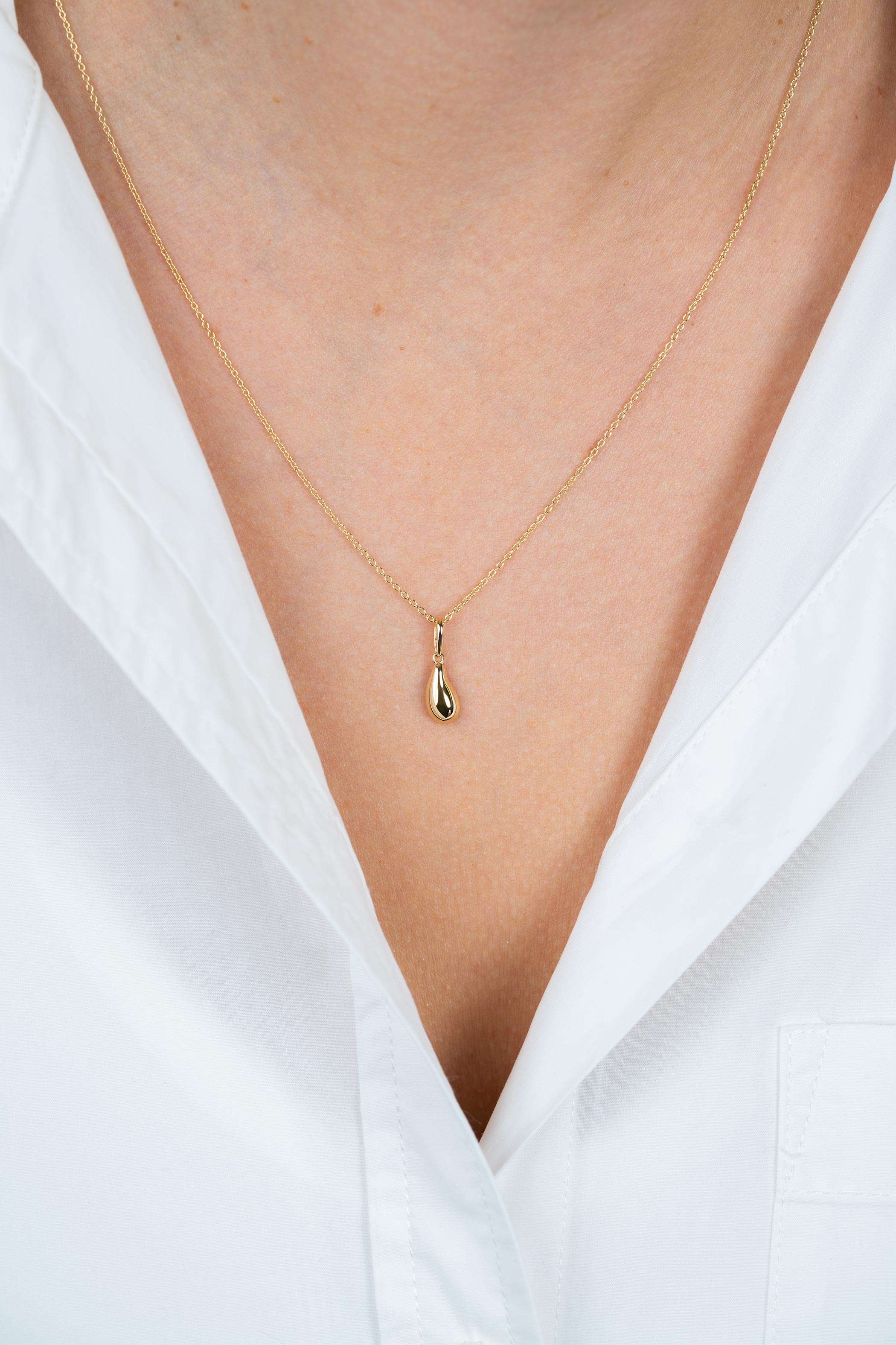 ZINZI GOLD hanger druppelvorm