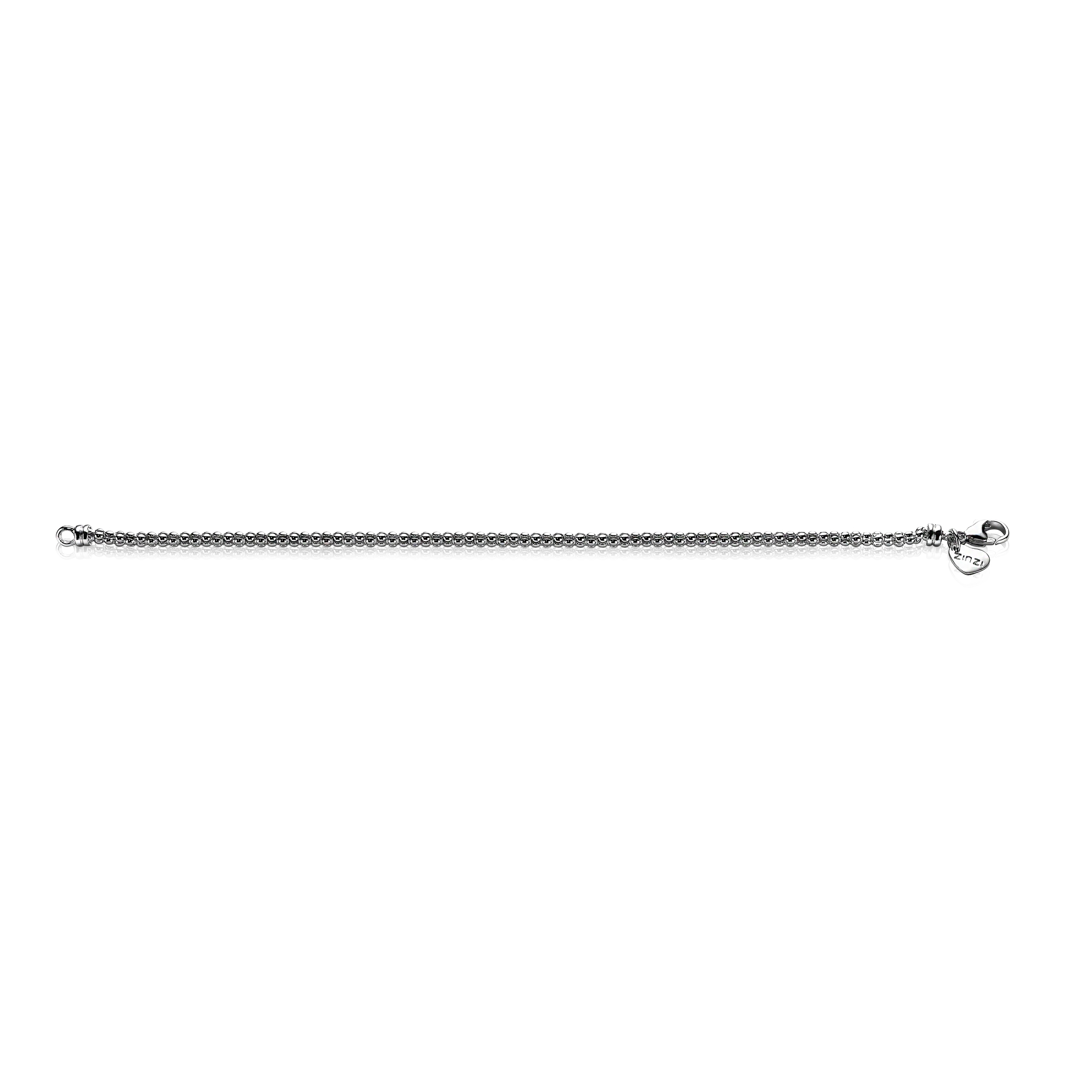 Zinzi silbernes Gliederarmband 18,5cm ZIA1288