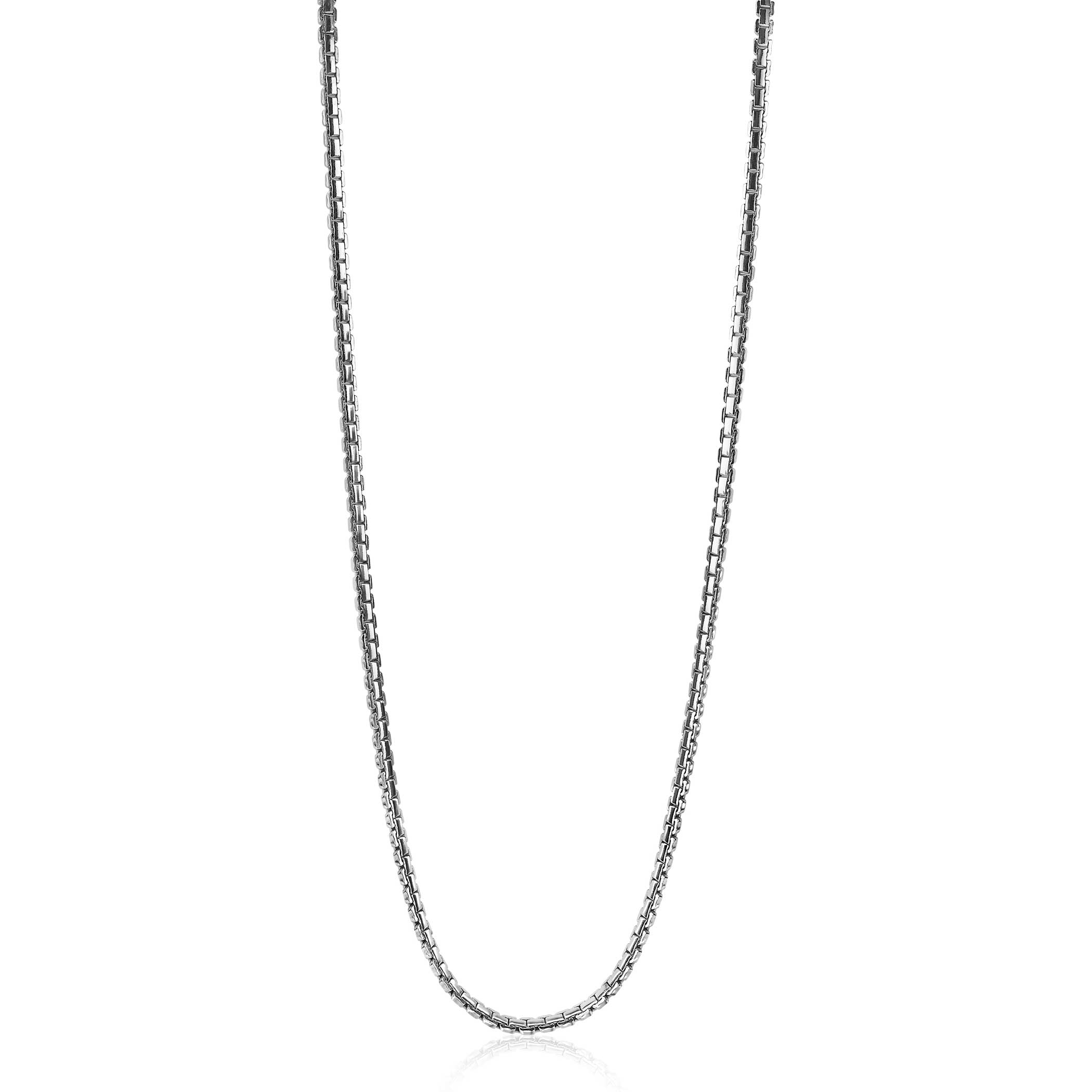 ZINZI silberne Gliederhalskette venezianisch 2,5mm breit 45cm ZIC1926