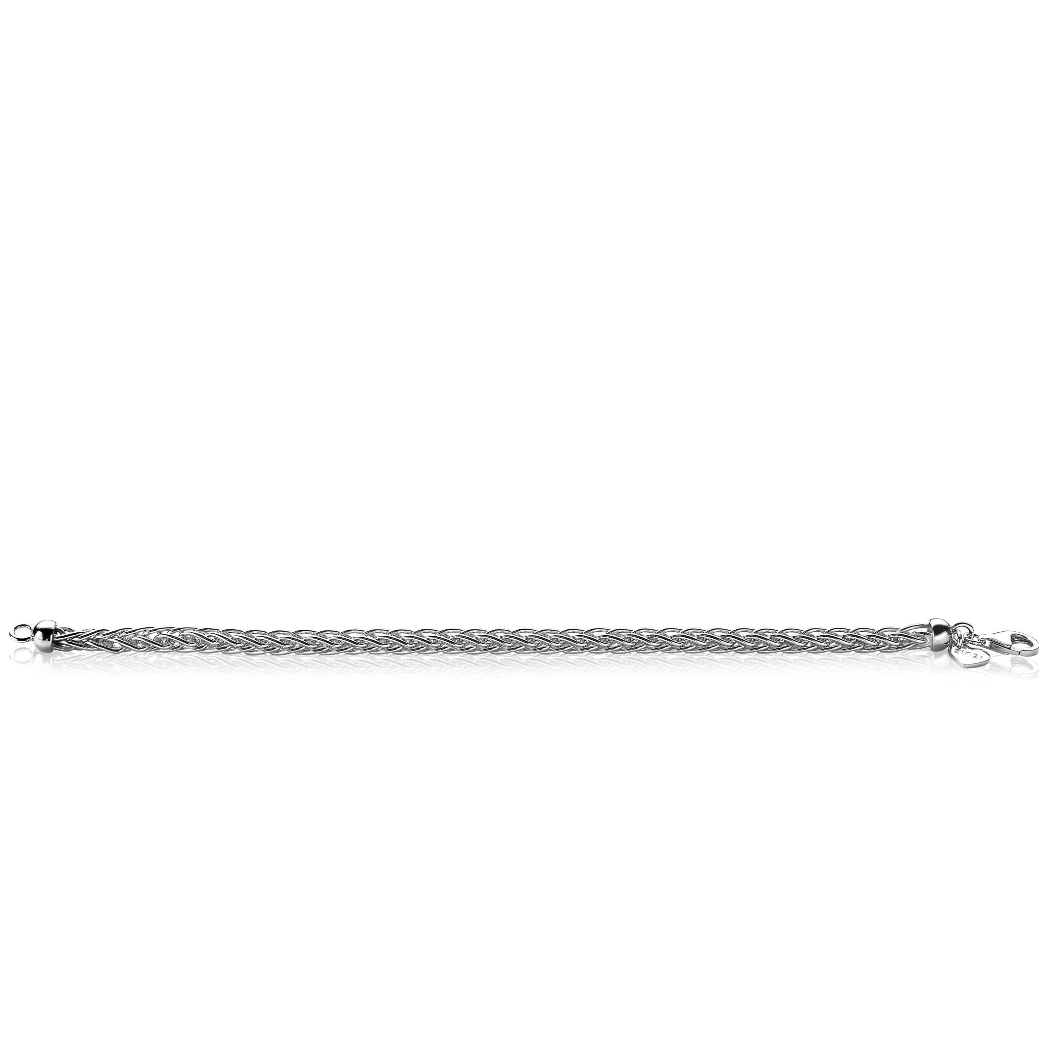 ZINZI silbernes Armband vossenstaart 5mm breit 19cm ZIA2214