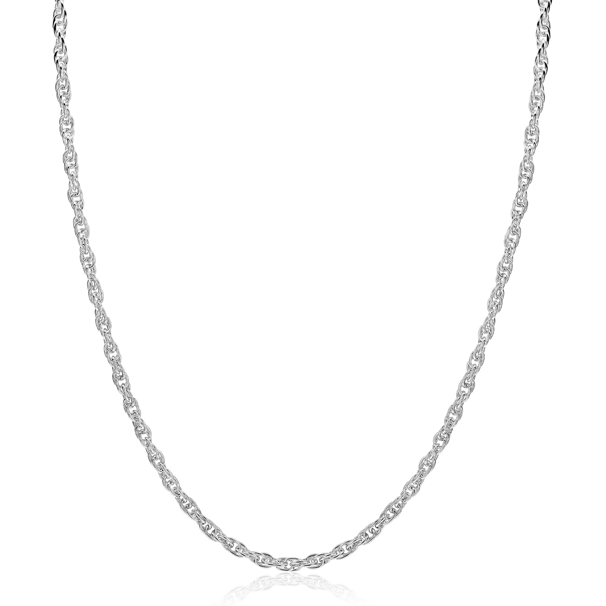 ZINZI zlv. collier fantasie koord 42+3cm