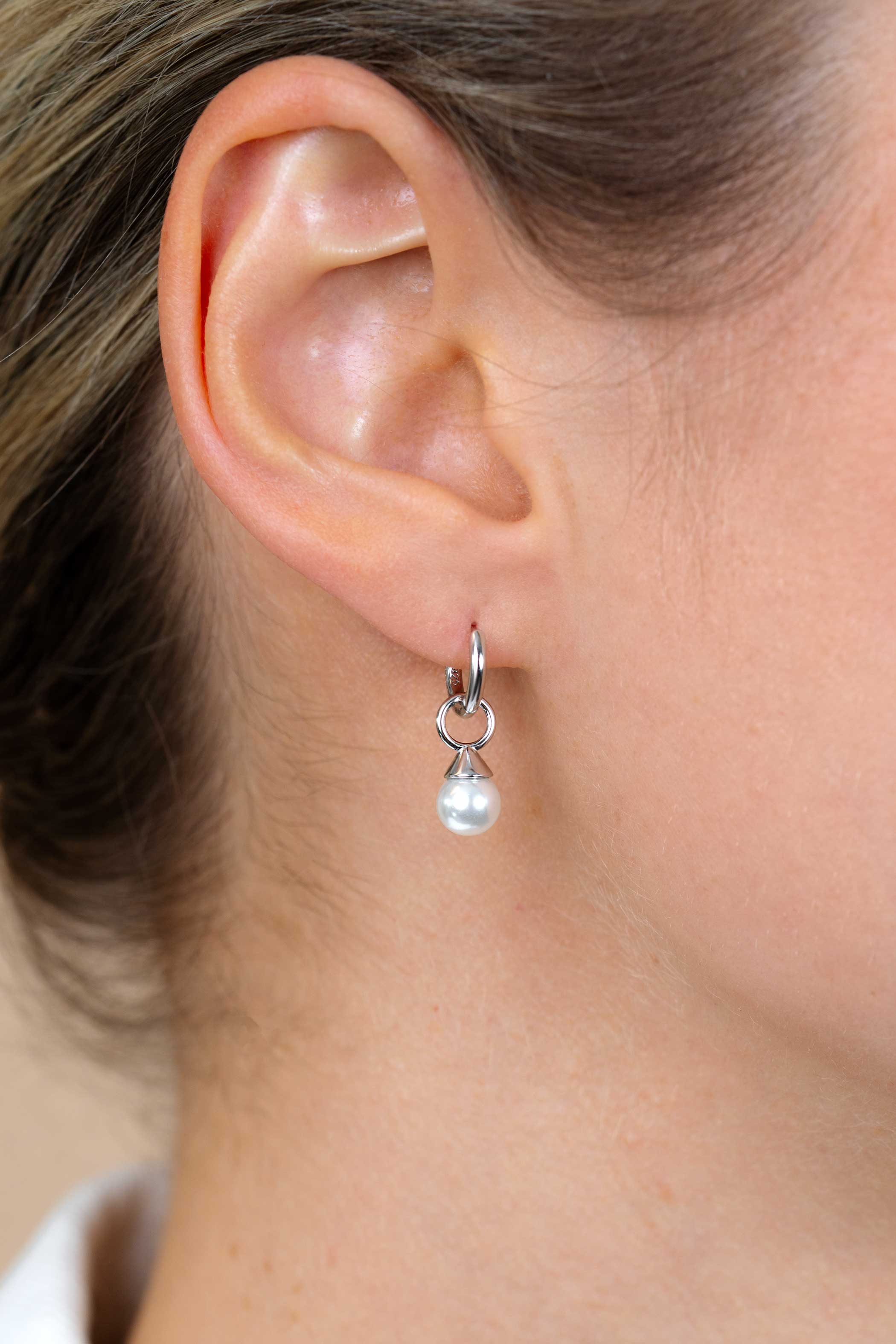 ZINZI silberne Luxus-Ohrringe glatt 10x2mm ZIO2261