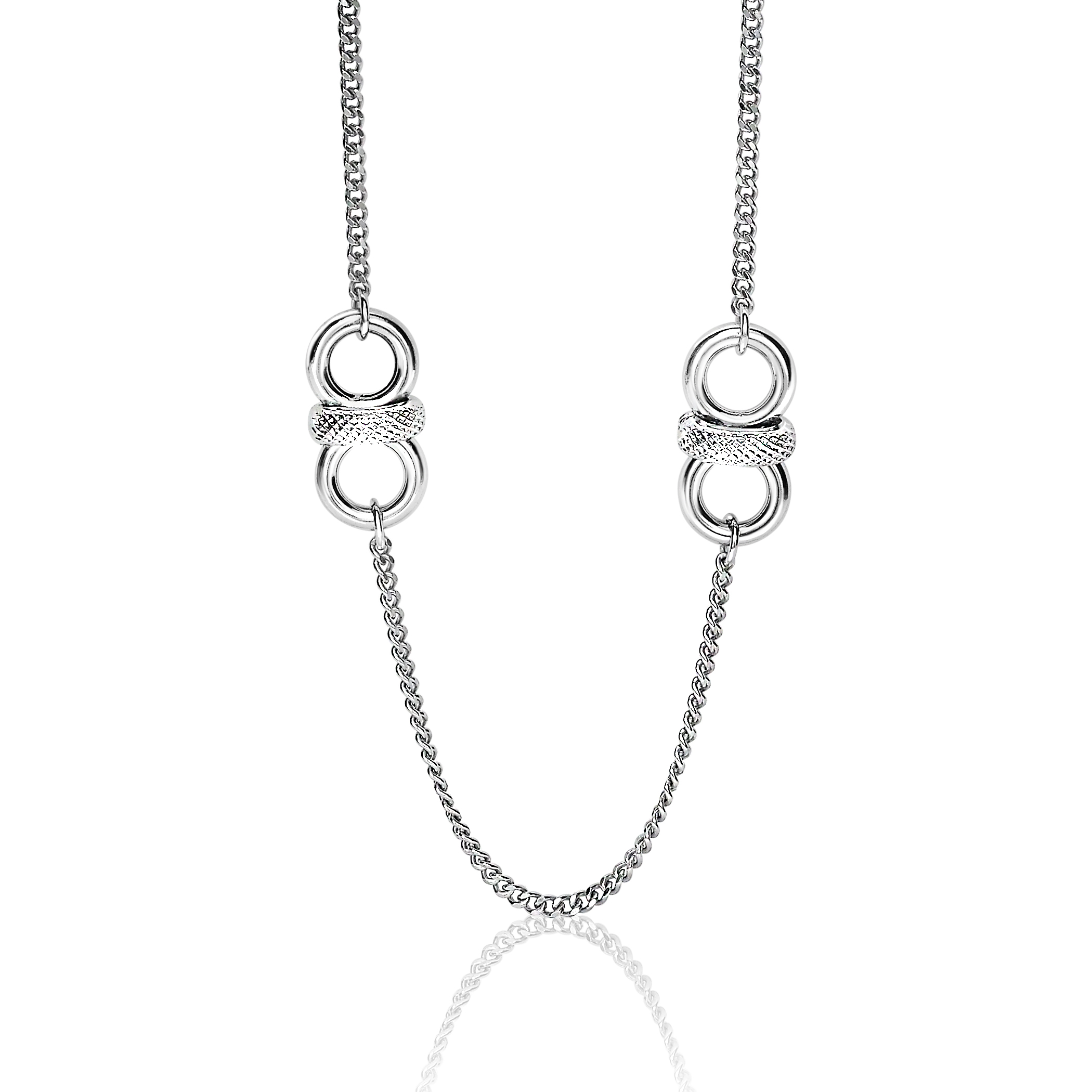 ZINZI silberne Fantasie Kette 60cm ZIC1537
