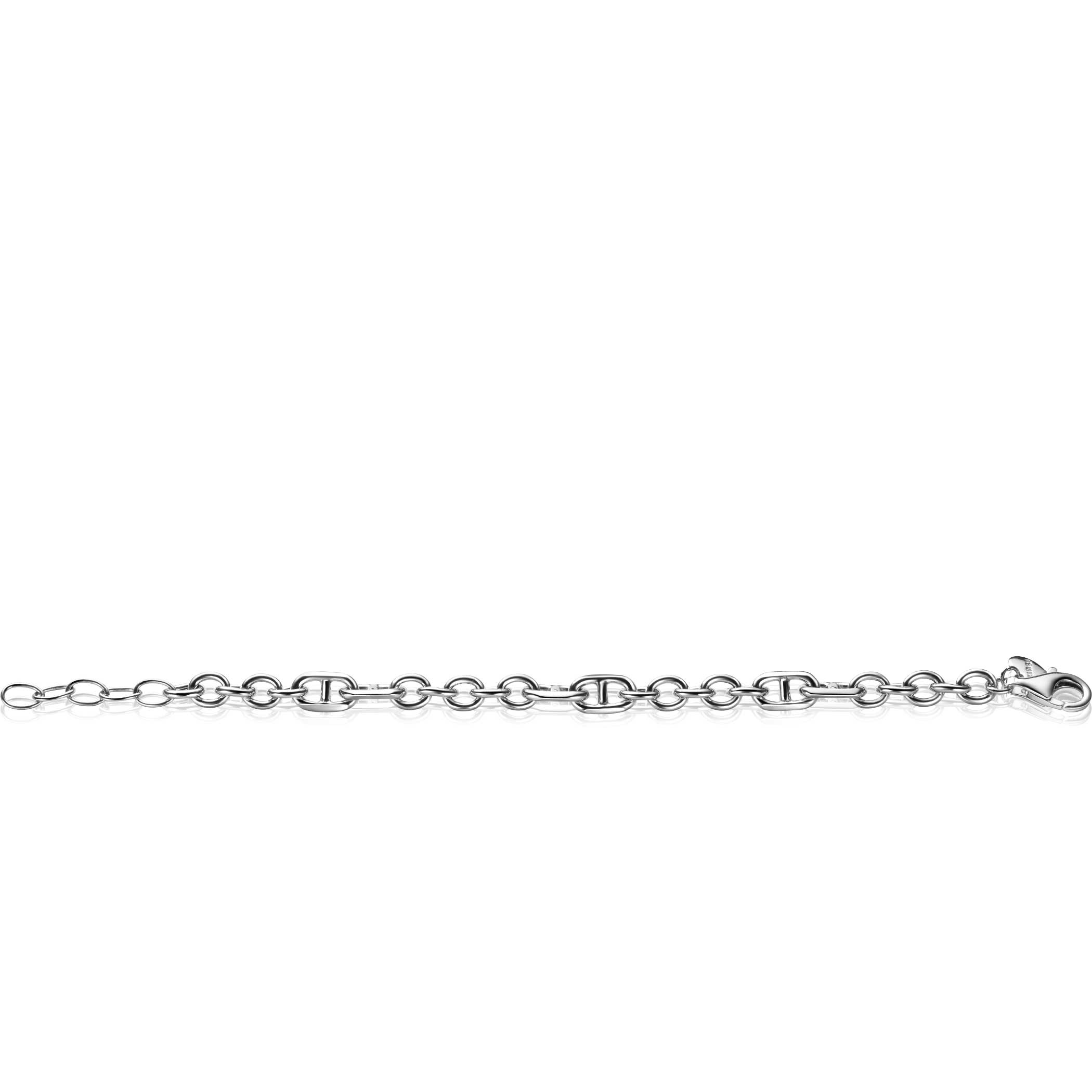 ZINZI zlv. armband fantasie massief