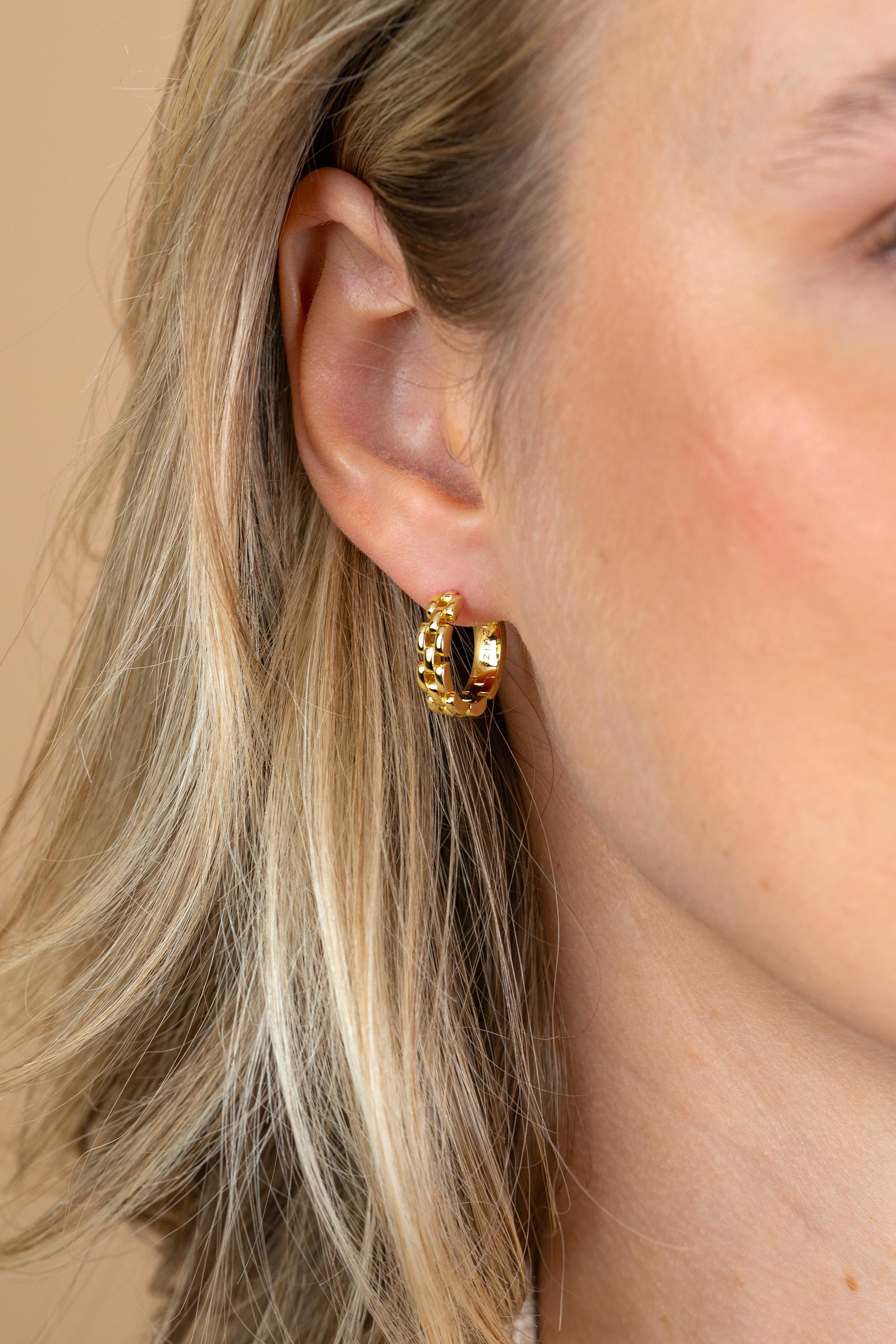 ZINZI zlv. oorringen rolex-style gg verg. 16.5x4mm