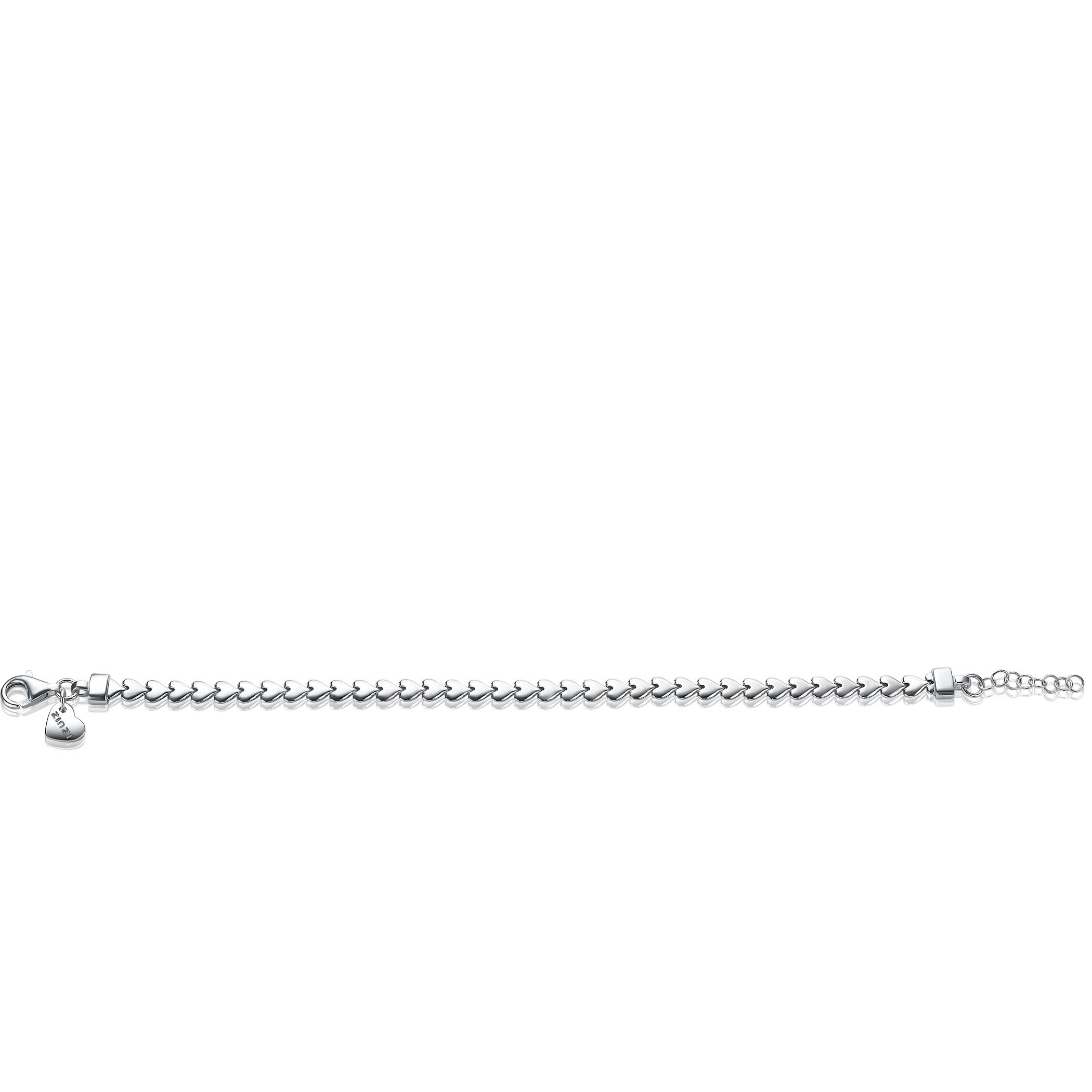 ZINZI silbernes Armband Herzen 4,5mm breit ZIA1798