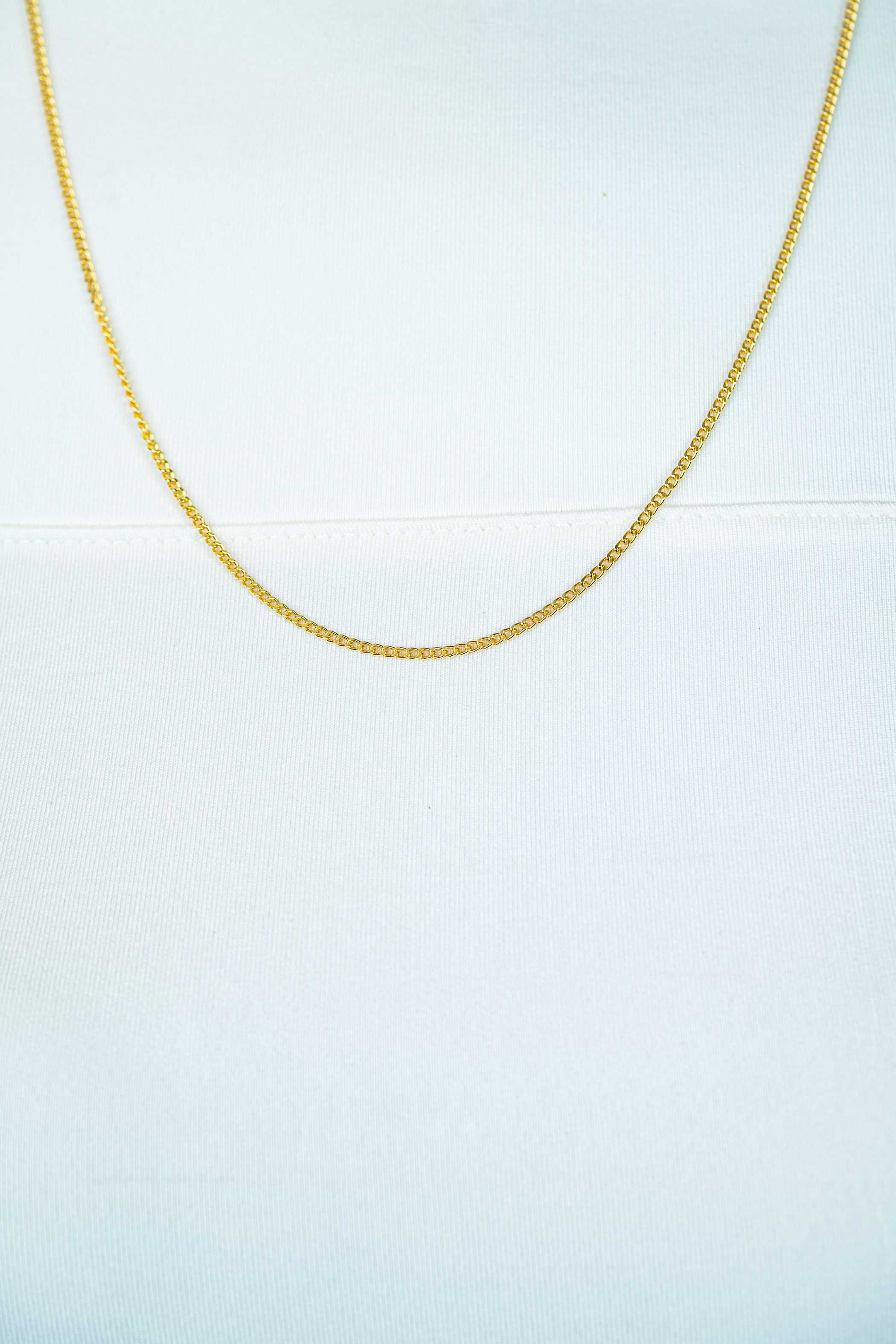 ZINZI zlv. gourmet collier 60 cm geel verguld
