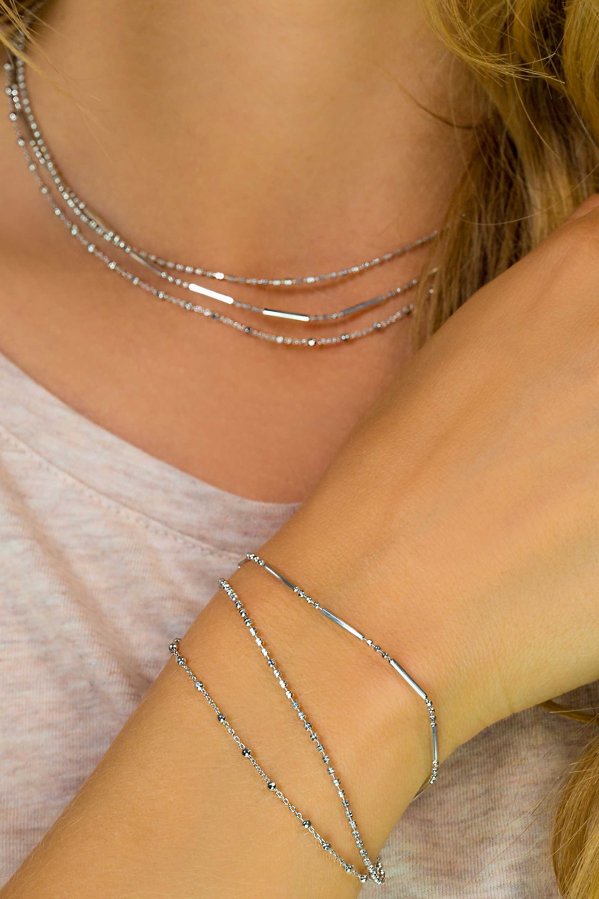 ZINZI silbernes multi-look Armband ZIA1462