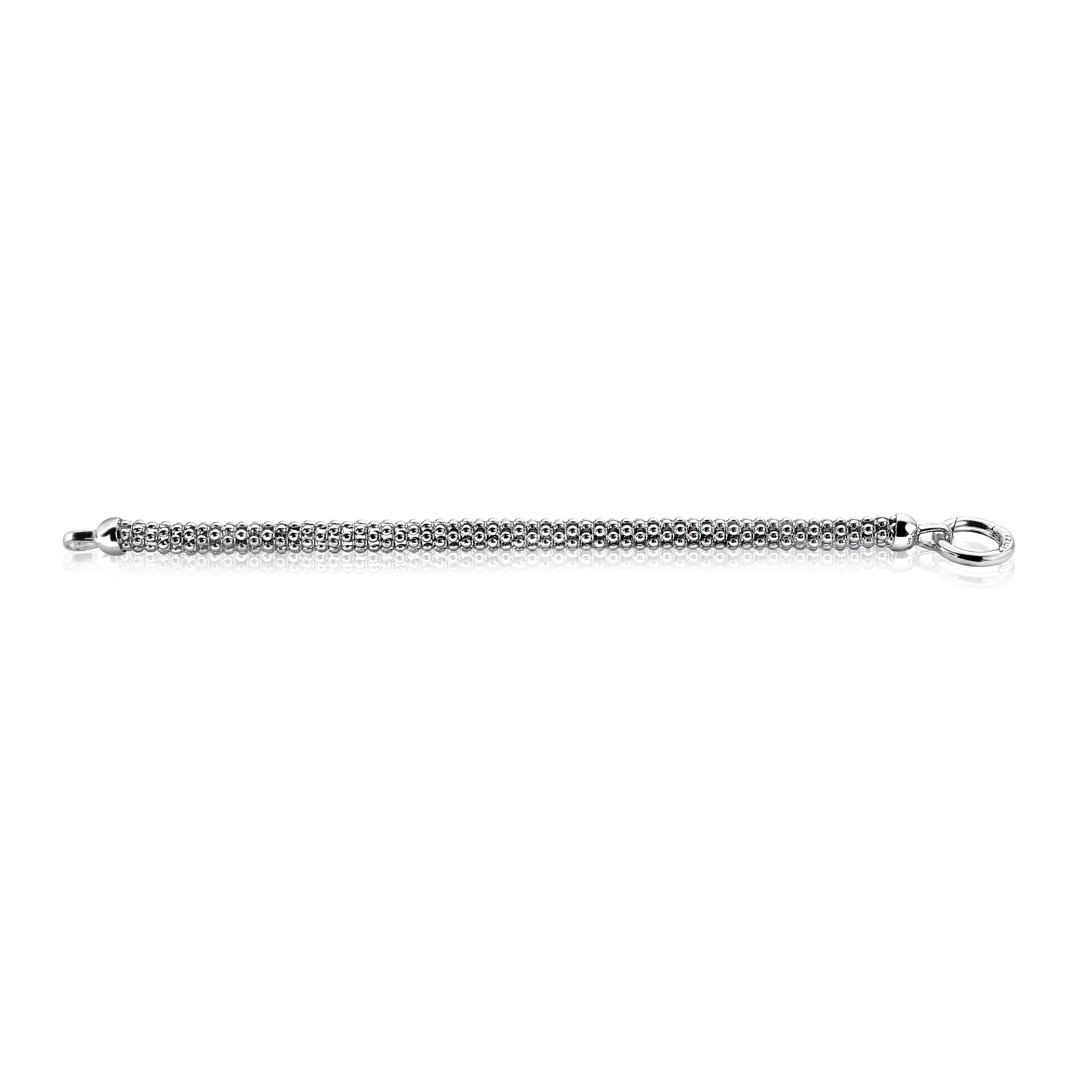 Zinzi silbernes breite Glieder Armband 19cm ZIA733