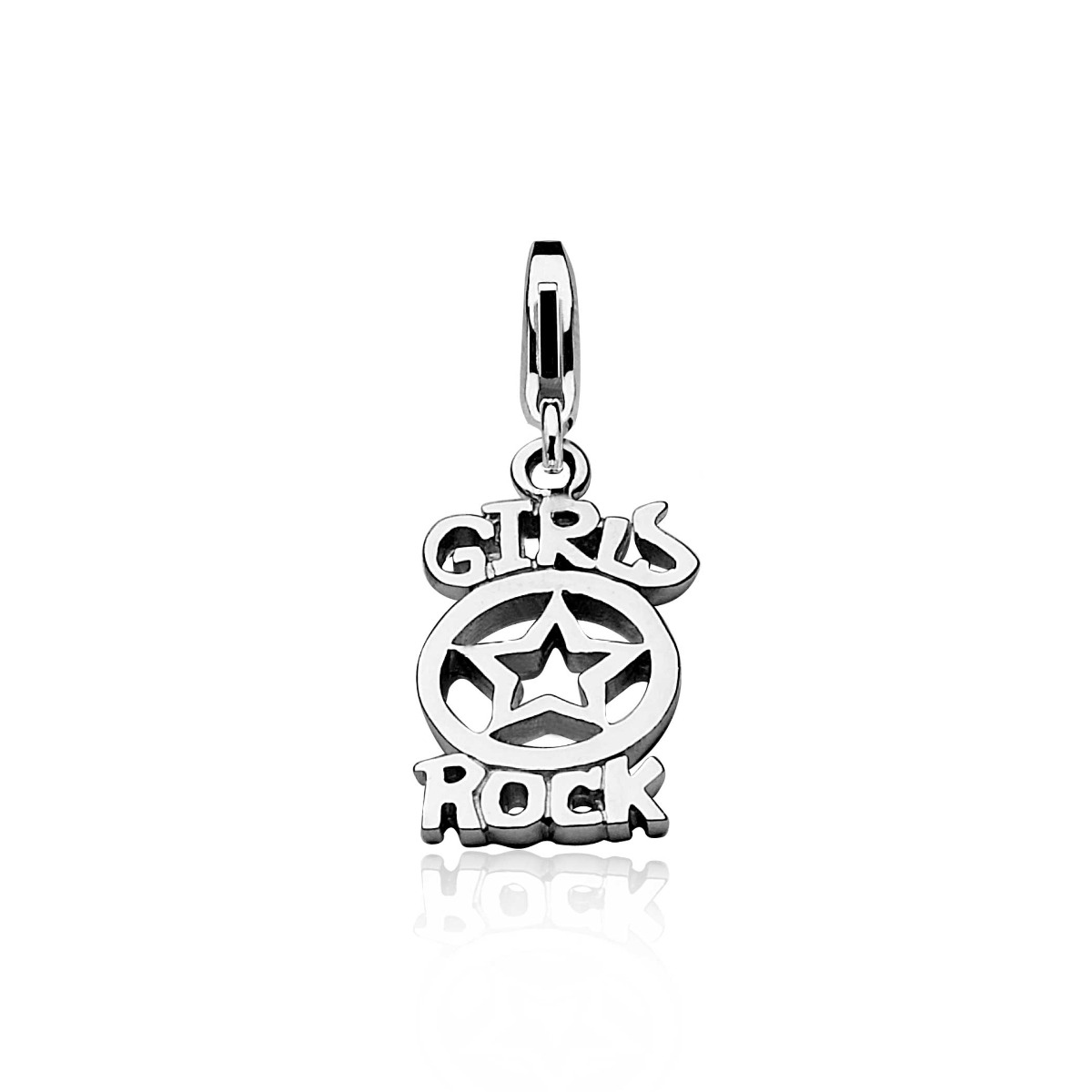 Zinzi silberner Anhänger Girls Rock CHARMS273