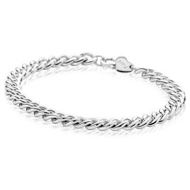 ZINZI zlv. armband gourmet massief 6.3mm