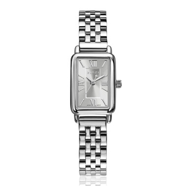 Zinzi horloge 22mm zilverkl. w.plaat stln.band
