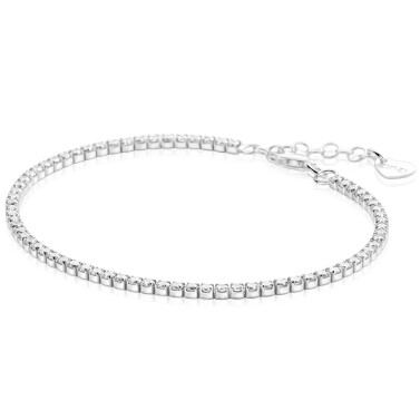 ZINZI zlv. tennisarmband zirconia's 2.1mm