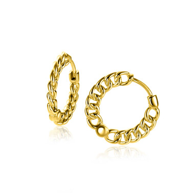 ZINZI zlv. oorringen gg.verg. gourmet 18x1.7mm