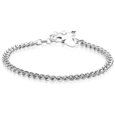 ZINZI zlv. armband gourmet massief 4.3mm
