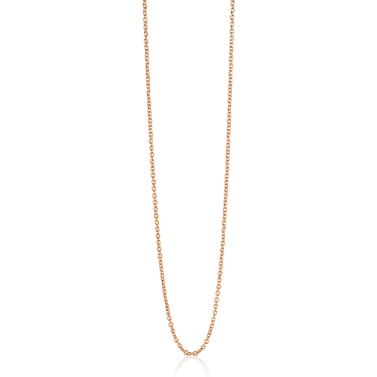 70cm ZINZI silberne Anker Kette rosévergoldet ZILC-A70R