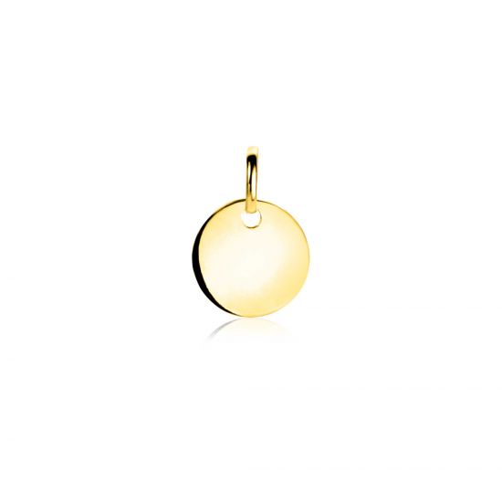 ZINZI GOLD hanger rond glad 10mm
