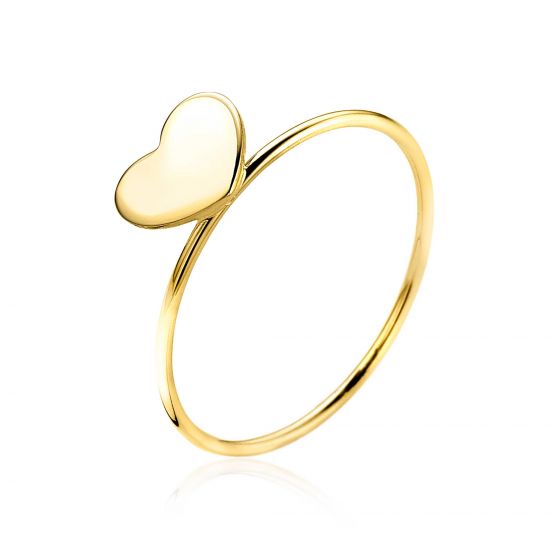 ZINZI Gold 14 Karat Gold Ring Herz ZGR214