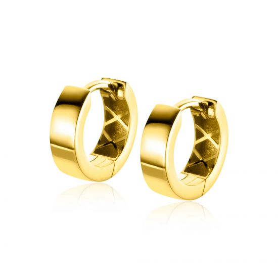 ZINZI GOLD klapcreolen 12,4 x 3,6mm