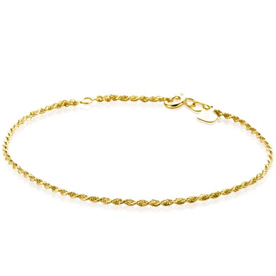 ZINZI GOLD koordarmband 1,6mm 17-19cm