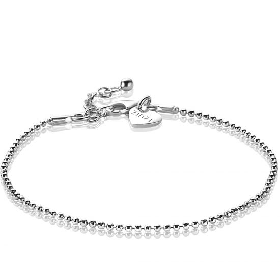 ZINZI silbernes Kugel Armband 1,5mm breit 17-19,5cm ZIA1909