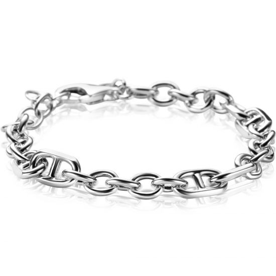 ZINZI zlv. armband fantasie massief