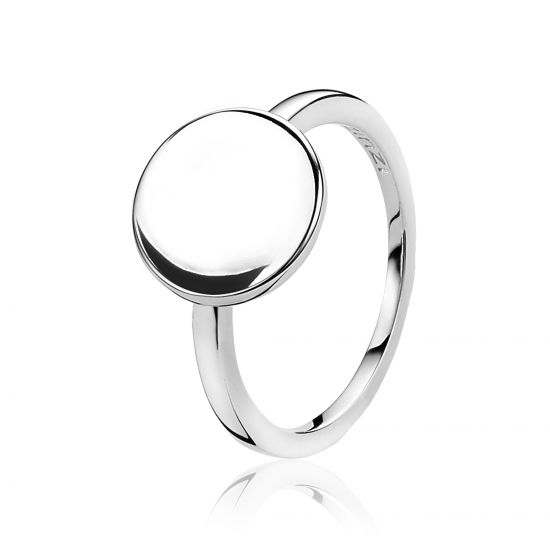 ZINZI silberner Ring rund ZIR1306