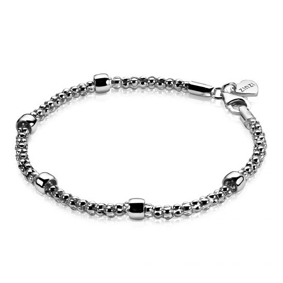 Zinzi silbernes Gliederarmband 19cm ZIA1022