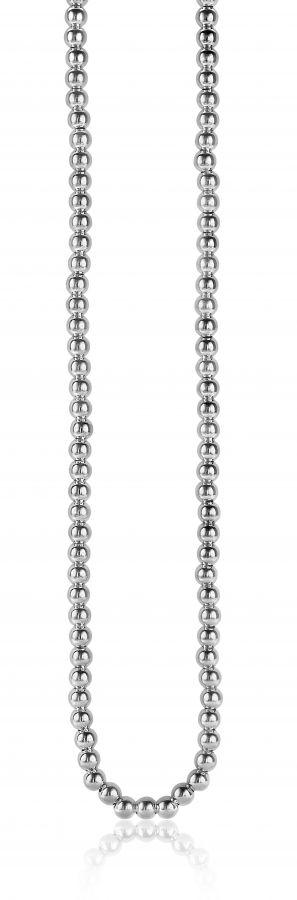 ZINZI silberne Kugelkette 4mm breit 45cm ZIC1010