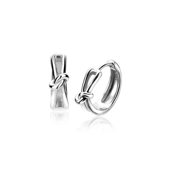 ZINZI silberne Ohrringe 16mm knoop ZIO1571