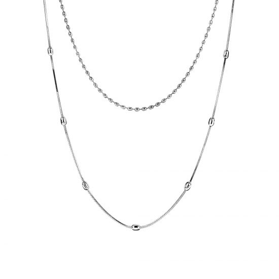 ZINZI silberne multi-look Kette 40-45cm ZIC1345