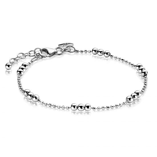 ZINZI silbernes Fantasie Armband Kugel 16,5-19,5cm ZIA1647