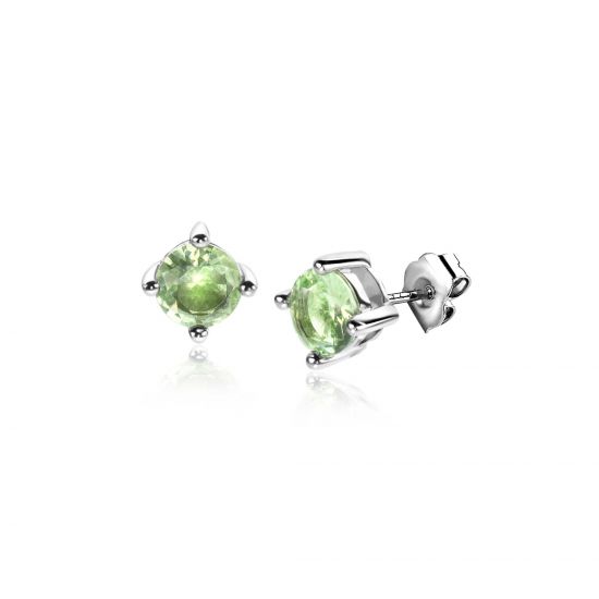 ZINZI zlv. oorkn.  vierpoot chaton licht groen zirc.
