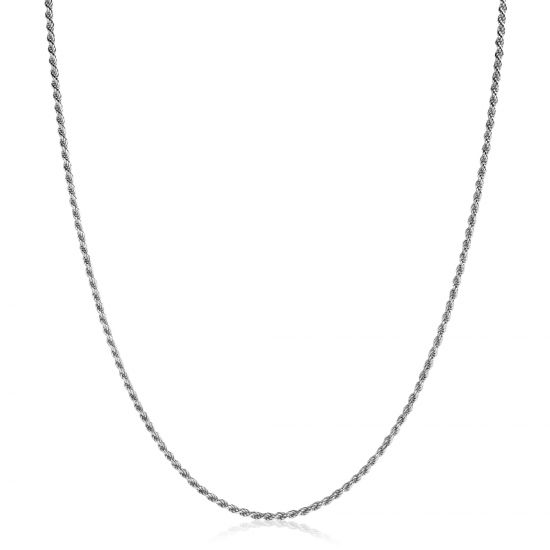 ZINZI zlv. koord collier 60cm