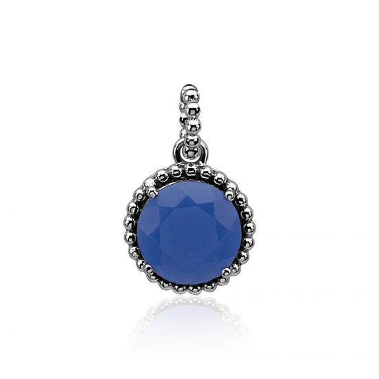 Zinzi silberner Anhänger blau ZIH842B