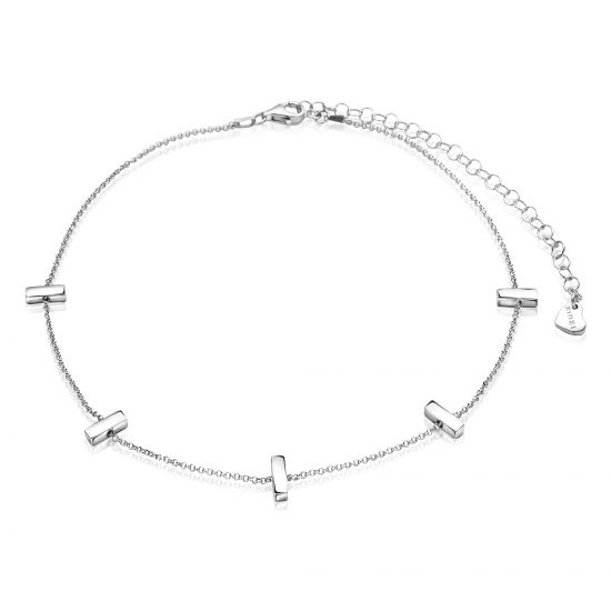 ZINZI silberner Choker 32+7cm Stäbchen ZICHOK1493