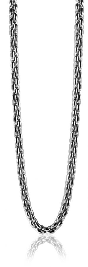 Zinzi silbernes Glieder Halskette 43cm ZIC1205