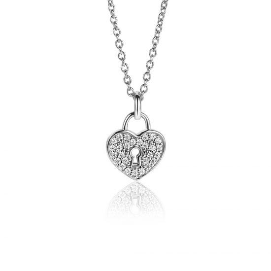 ZINZI zlv.hanger zirconia in hartvorm