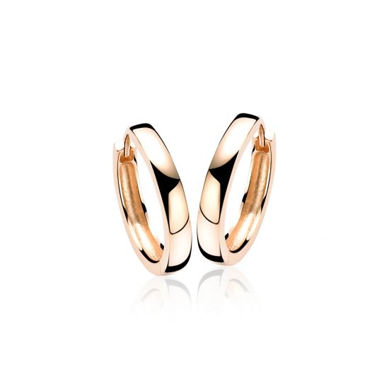 ZINZI silberne Ohrringe rosévergoldet 20 x 3mm ZIO190R
