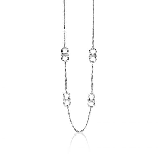 ZINZI silberne Fantasie Kette 60cm ZIC1537