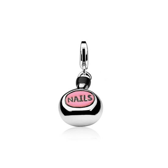 Zinzi silberner Anhänger Nagellack CHARMS271
