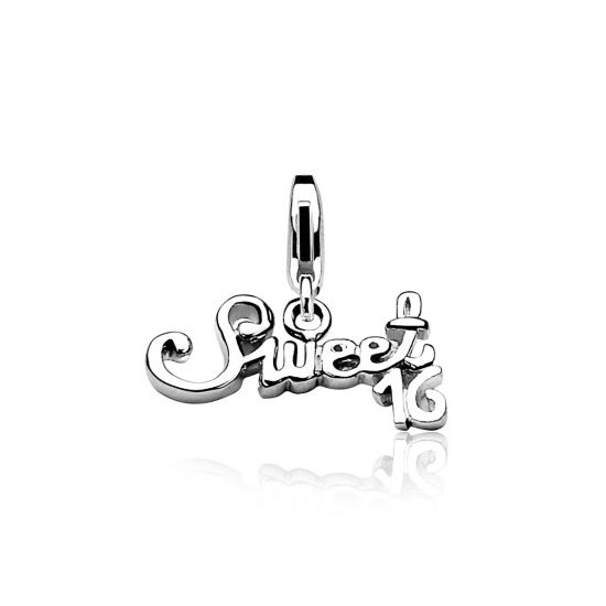 Zinzi silberner Anhänger Sweet 16 CHARMS272