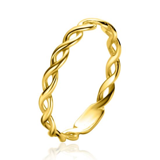 ZINZI Gold ring infinity 2.5mm mt. 52