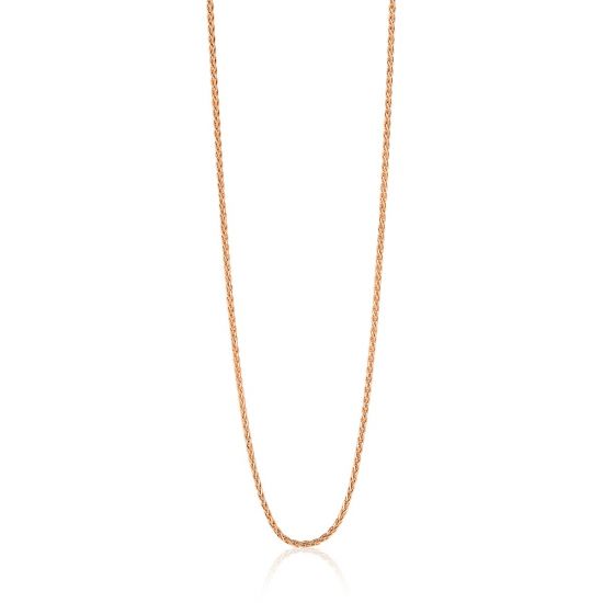 42cm ZINZI silberne Palmier Kette rosé vergoldet ZILC-P42R