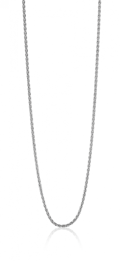 45cm ZINZI silberne Palmier Kette ZILC-P45