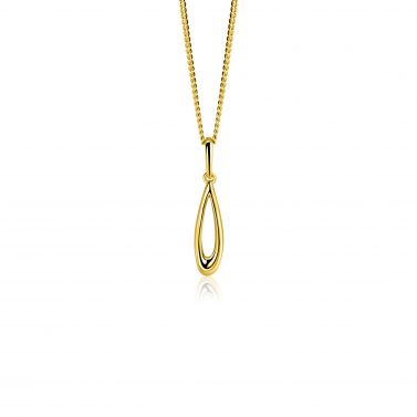 ZINZI GOLD hanger ovaal open