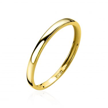 "ZINZI Gold 14 Karat Gold Ansteckring glatt ZGR146"